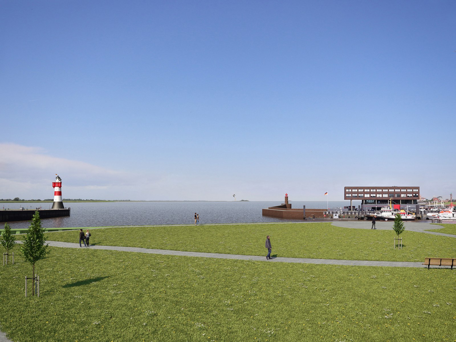 Gestemündung - Standort Südmole