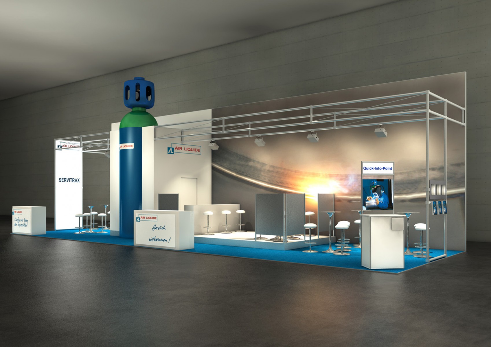 Messestand Air Liquide, 2013