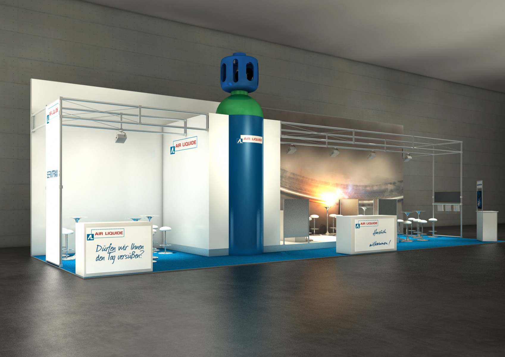 Messestand Air Liquide, 2013