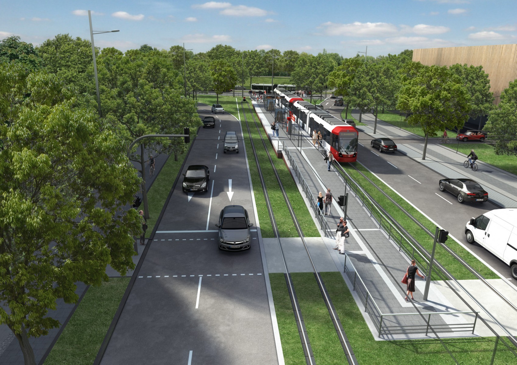 Haltestelle Arnoldshöhe: Variante1