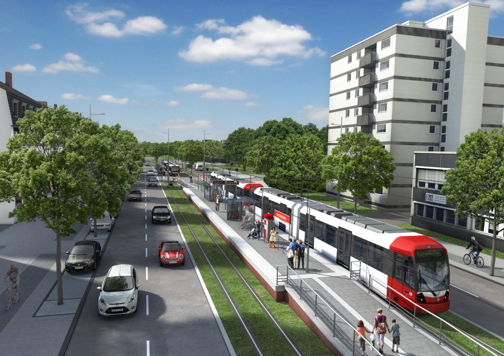 Haltestelle Arnoldshöhe: Variante3