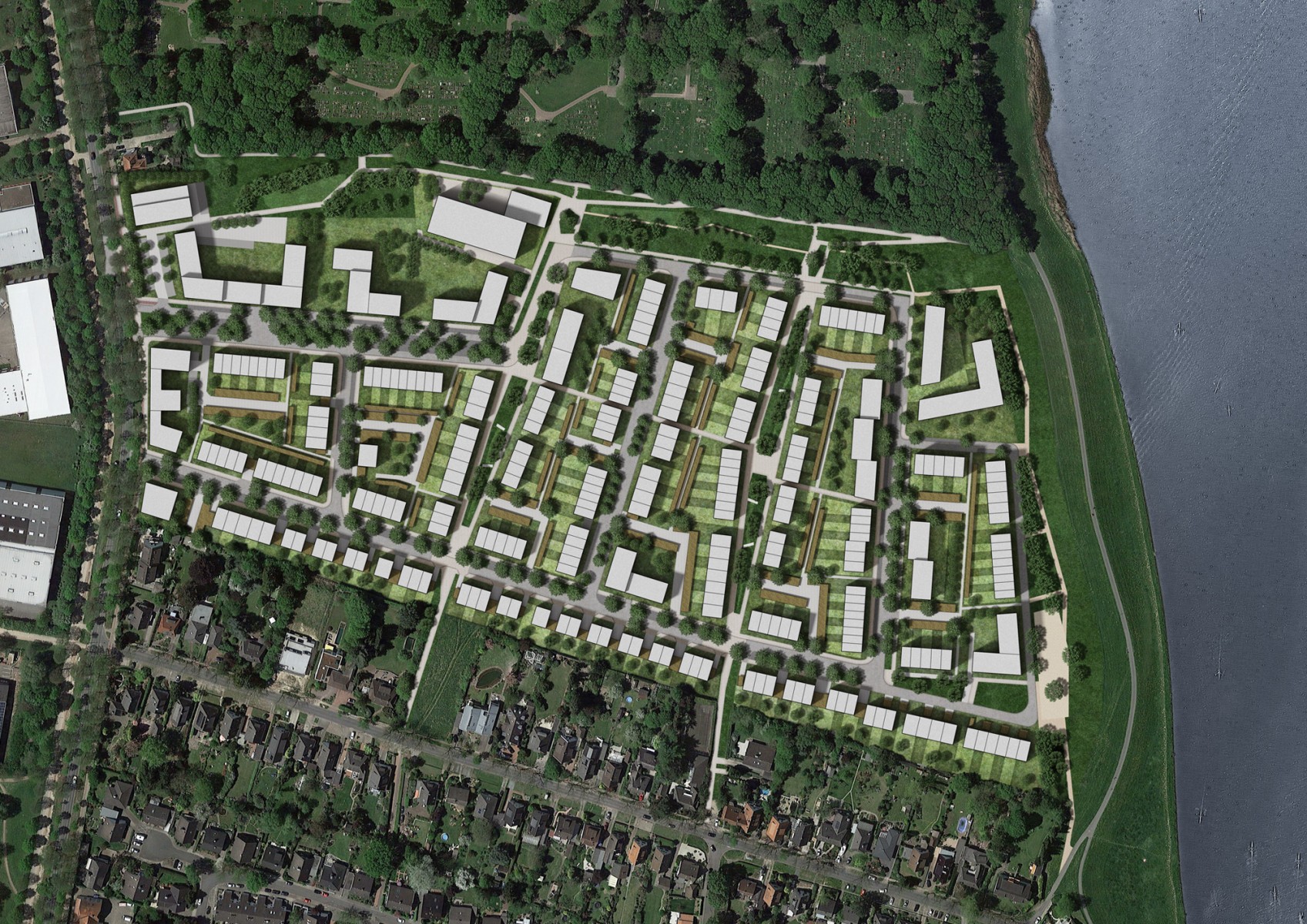 Gartenstadt Werdersee, Lageplan 2018
