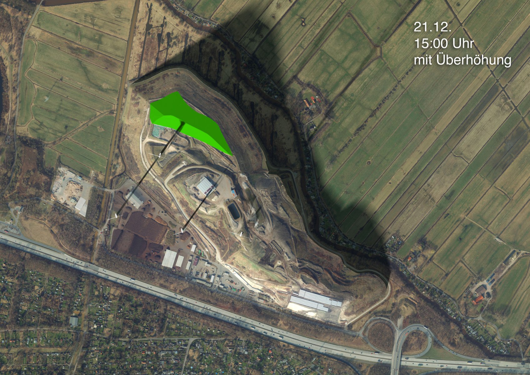 Schattensimulation, Bremen 2014