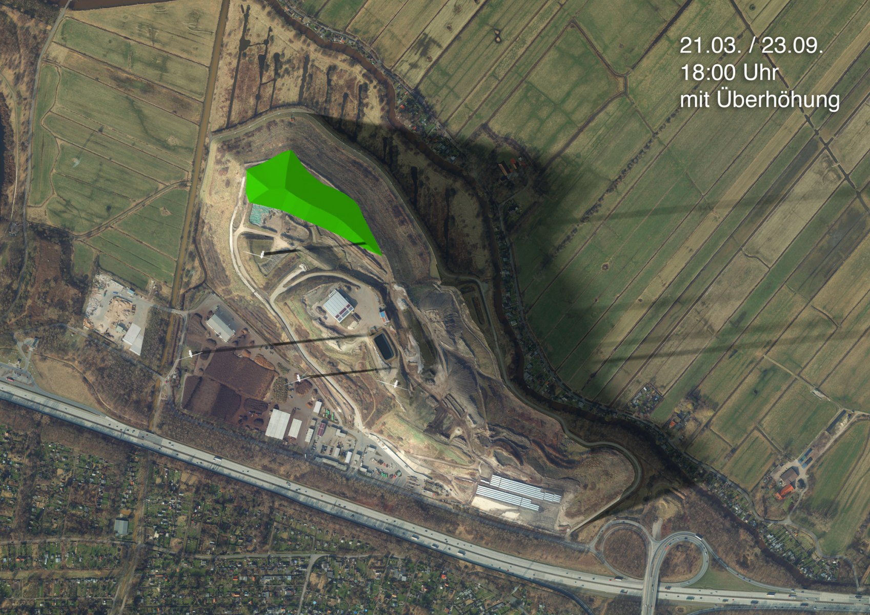 Schattensimulation, Bremen 2014