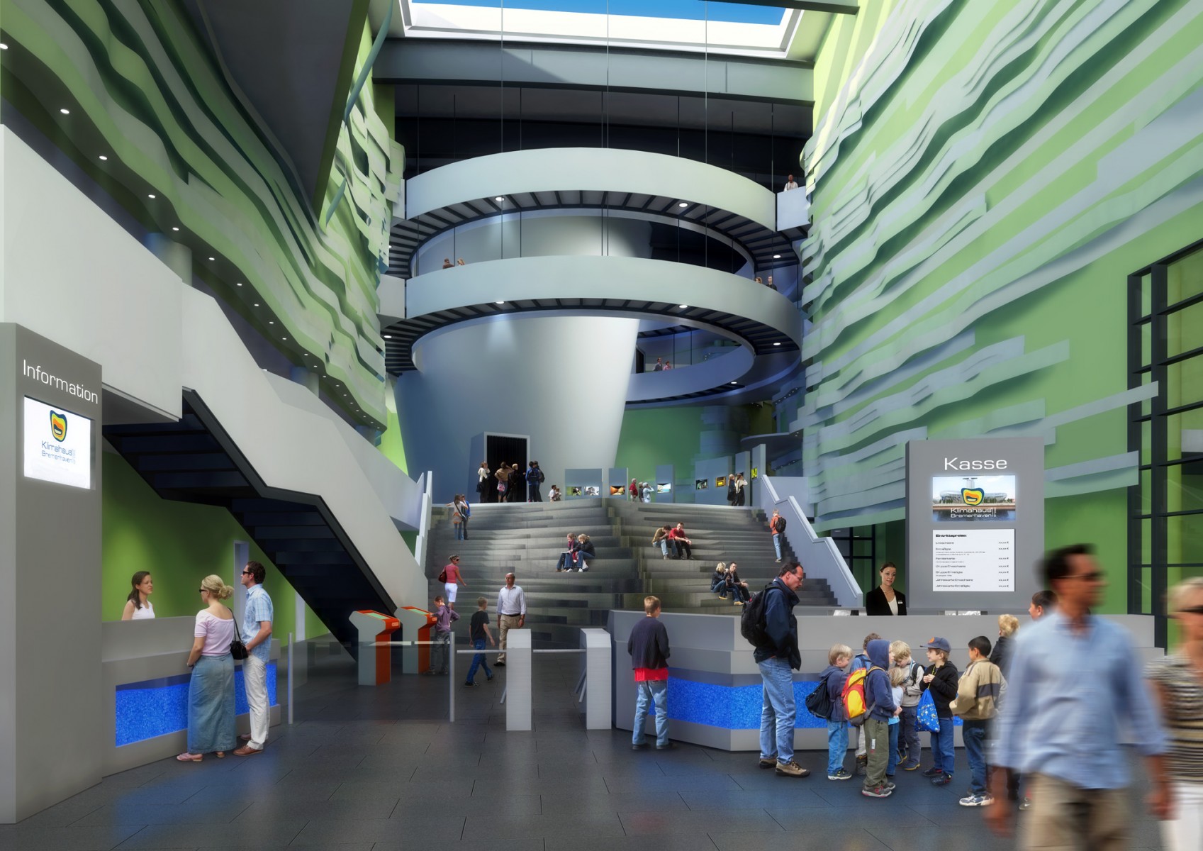 Klimahaus Foyer, 2008