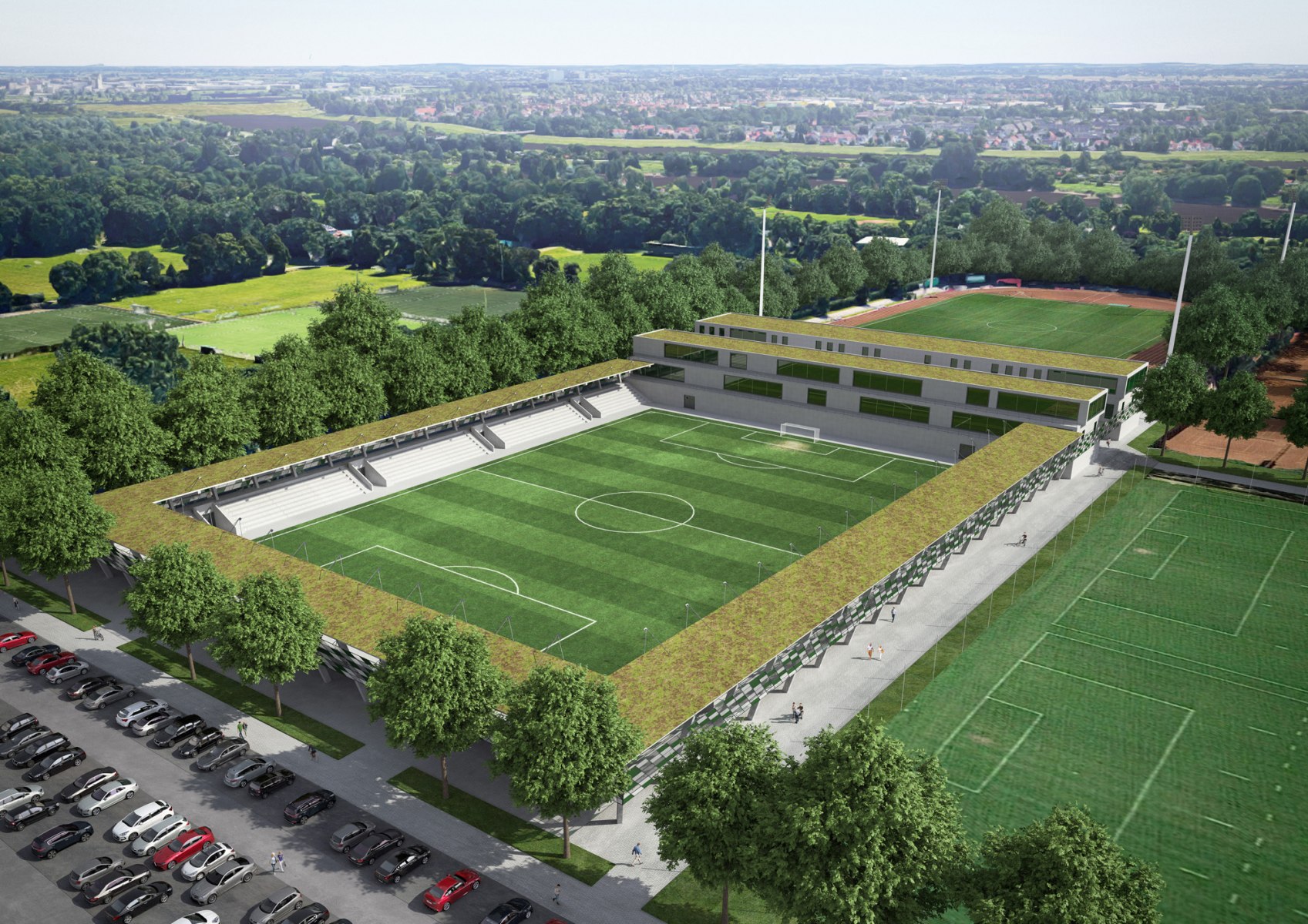 Werder TLZ - Luftbild