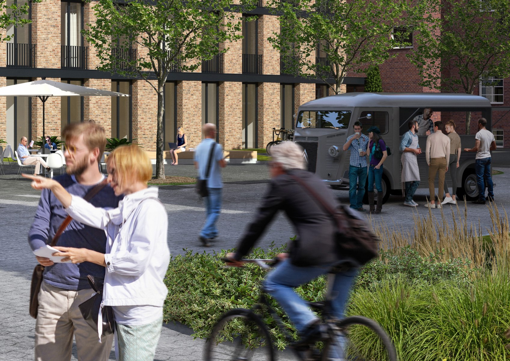 Tabakquartier Innenhof 2020