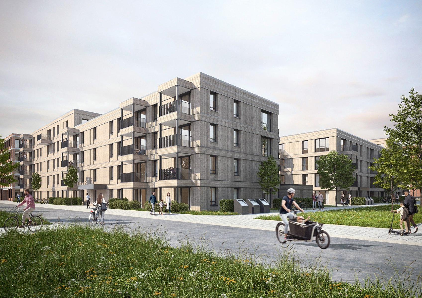 Blick von Am Gaswerkgraben 2023