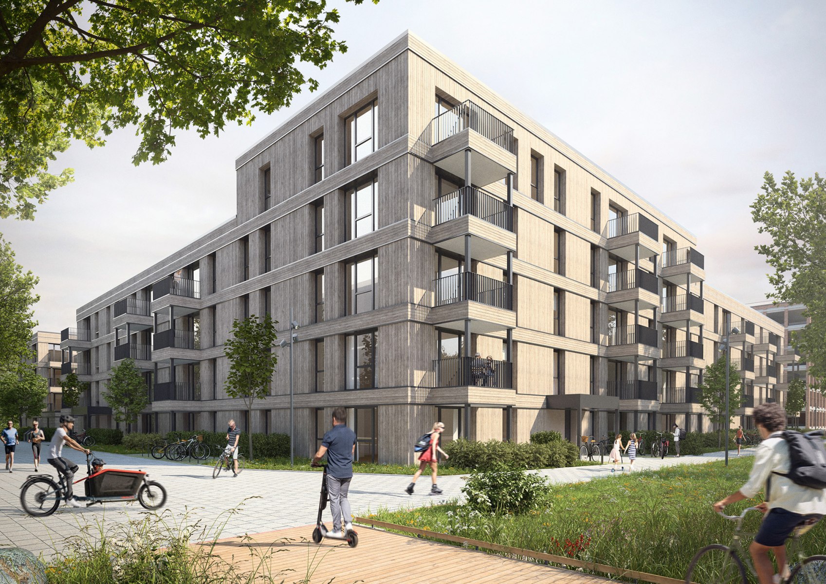 Blick vom Fleetpark 2023