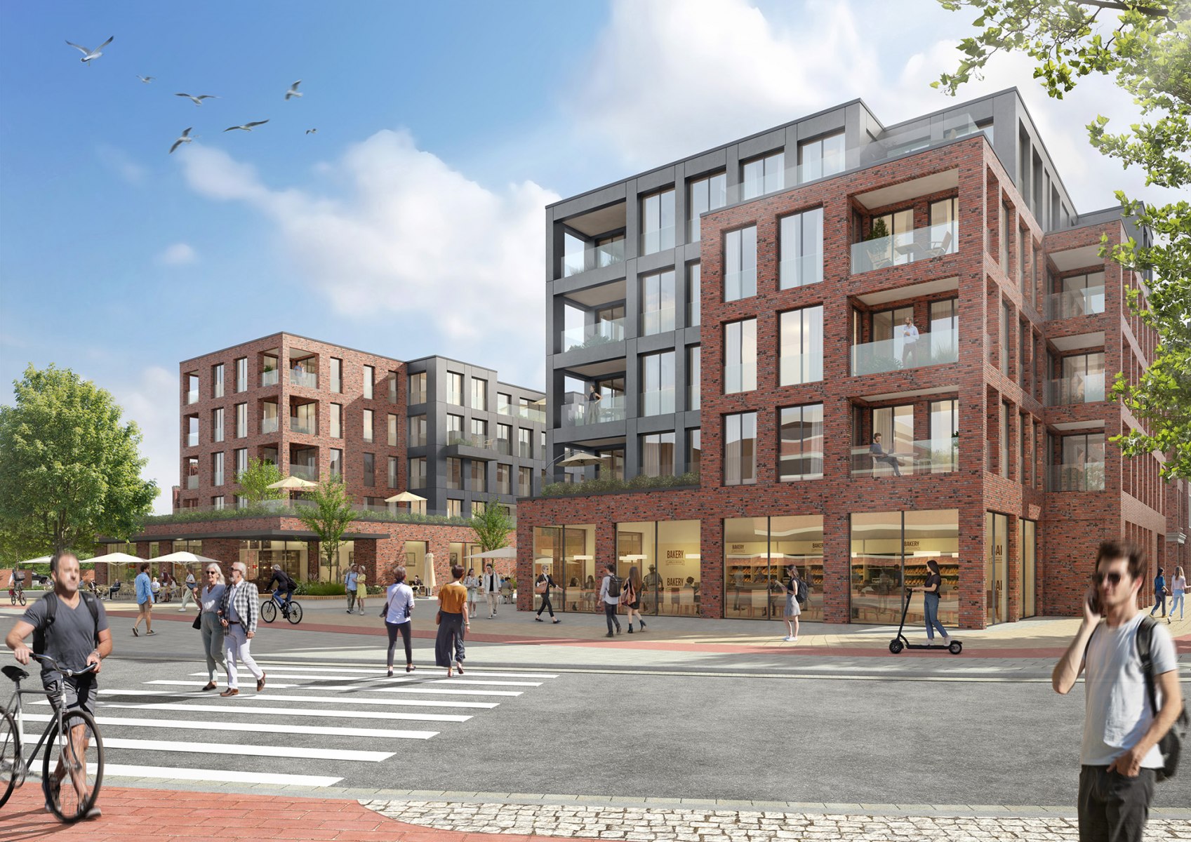 Blick vom Mühlenplatz