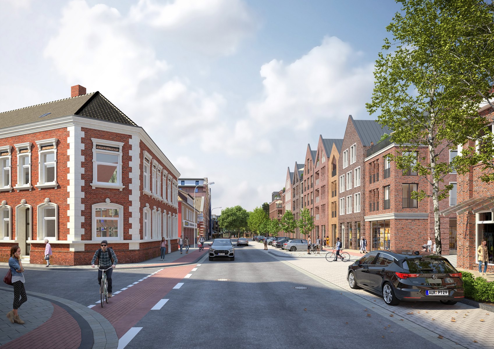 Blick in die Georgstraße